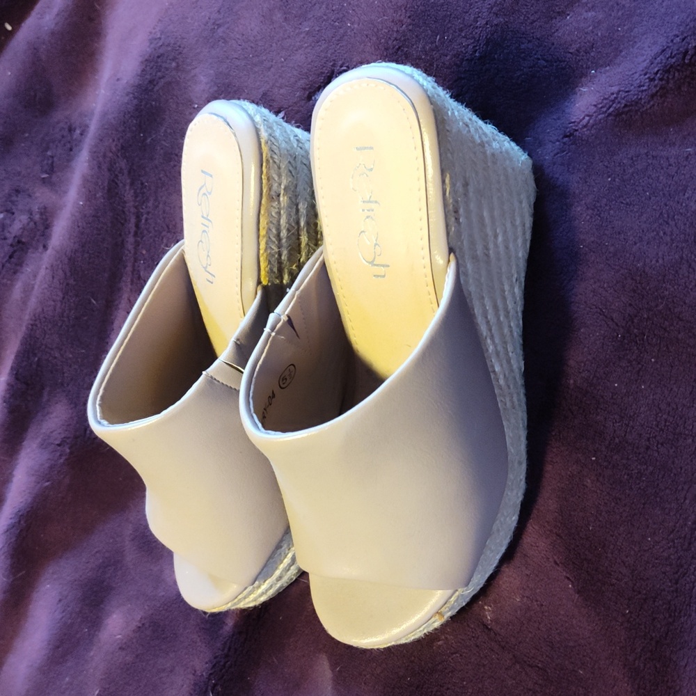 Platform wedge sandals